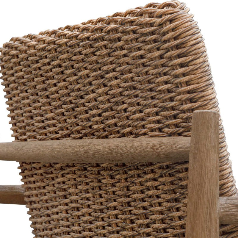 Sumba - Golden Flax Outdoor Lounge Chair - Brown