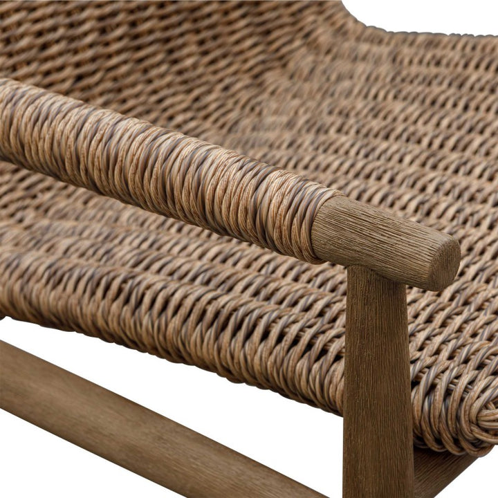 Sumba - Golden Flax Outdoor Lounge Chair - Brown