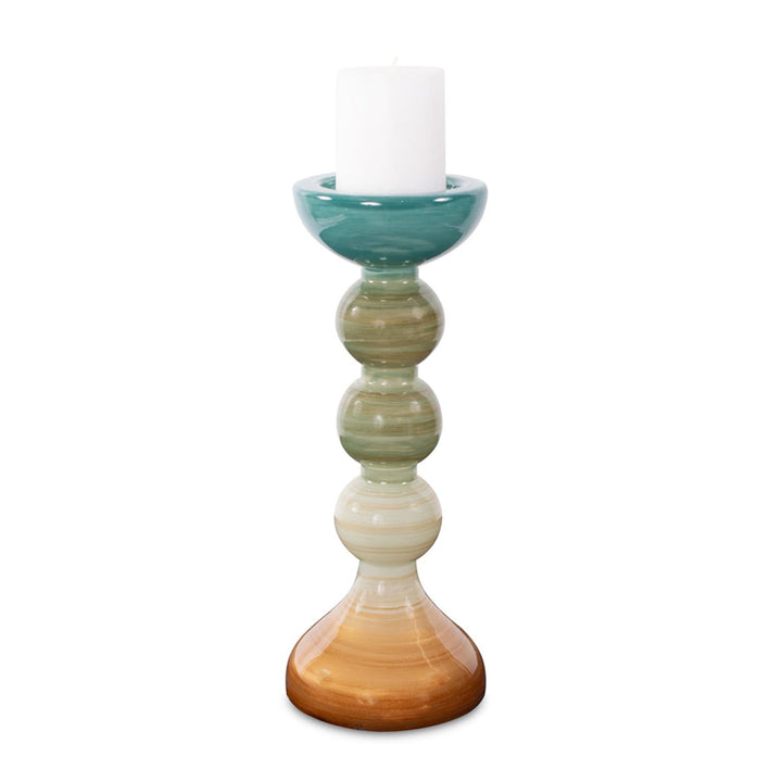 The Capri Stripe Candleholder