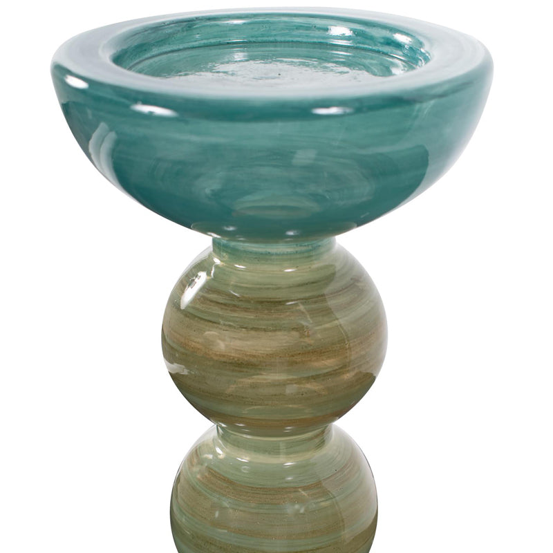 The Capri Stripe Candleholder