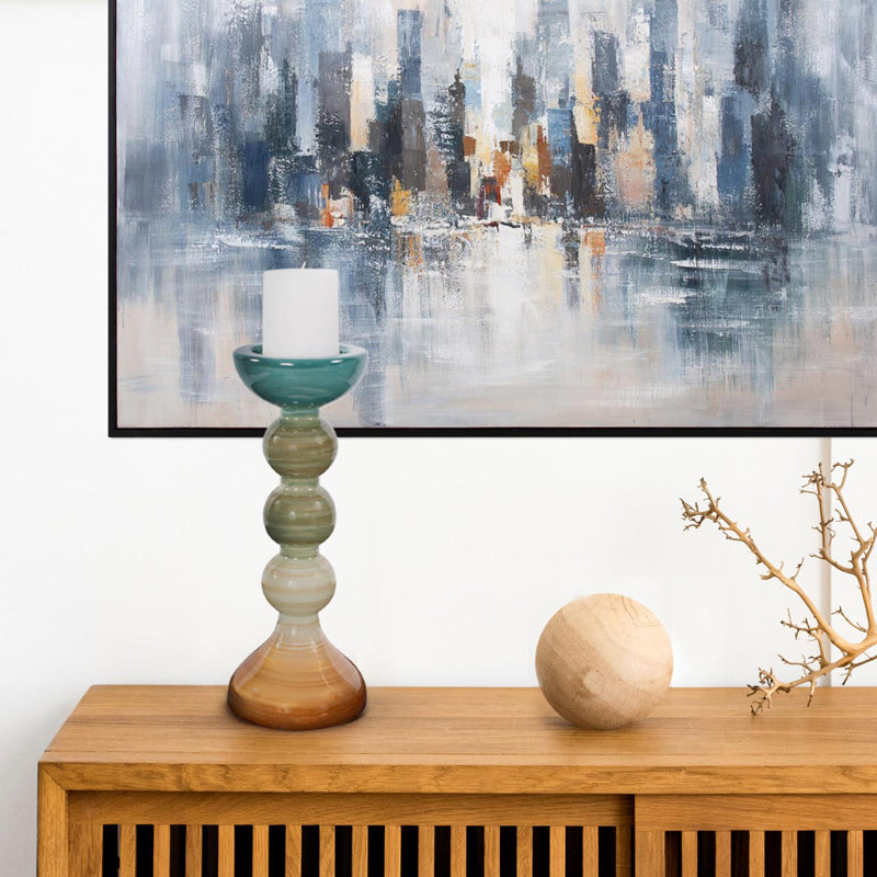 The Capri Stripe Candleholder