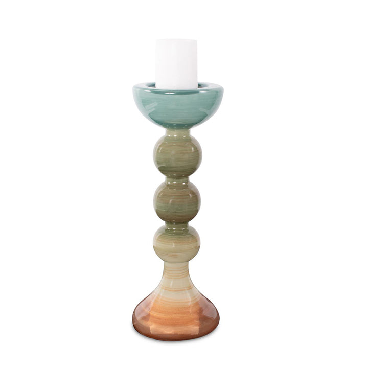 The Capri Stripe Candleholder