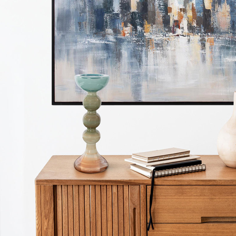 The Capri Stripe Candleholder