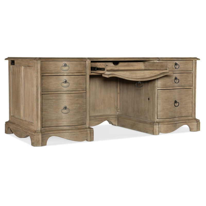 Corsica - Executive Desk - Light Brown