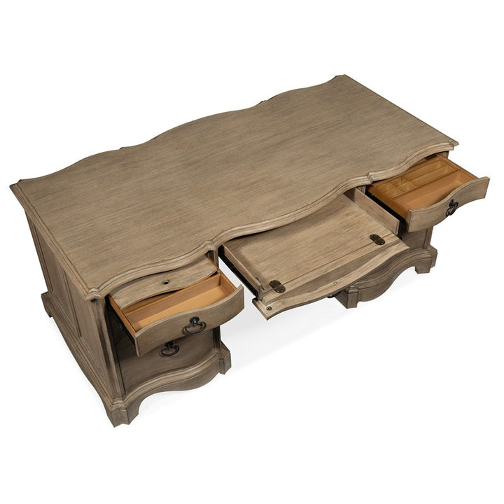 Corsica - Executive Desk - Light Brown