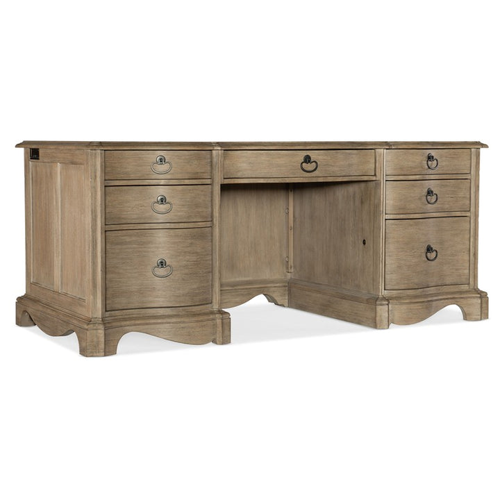Corsica - Executive Desk - Light Brown