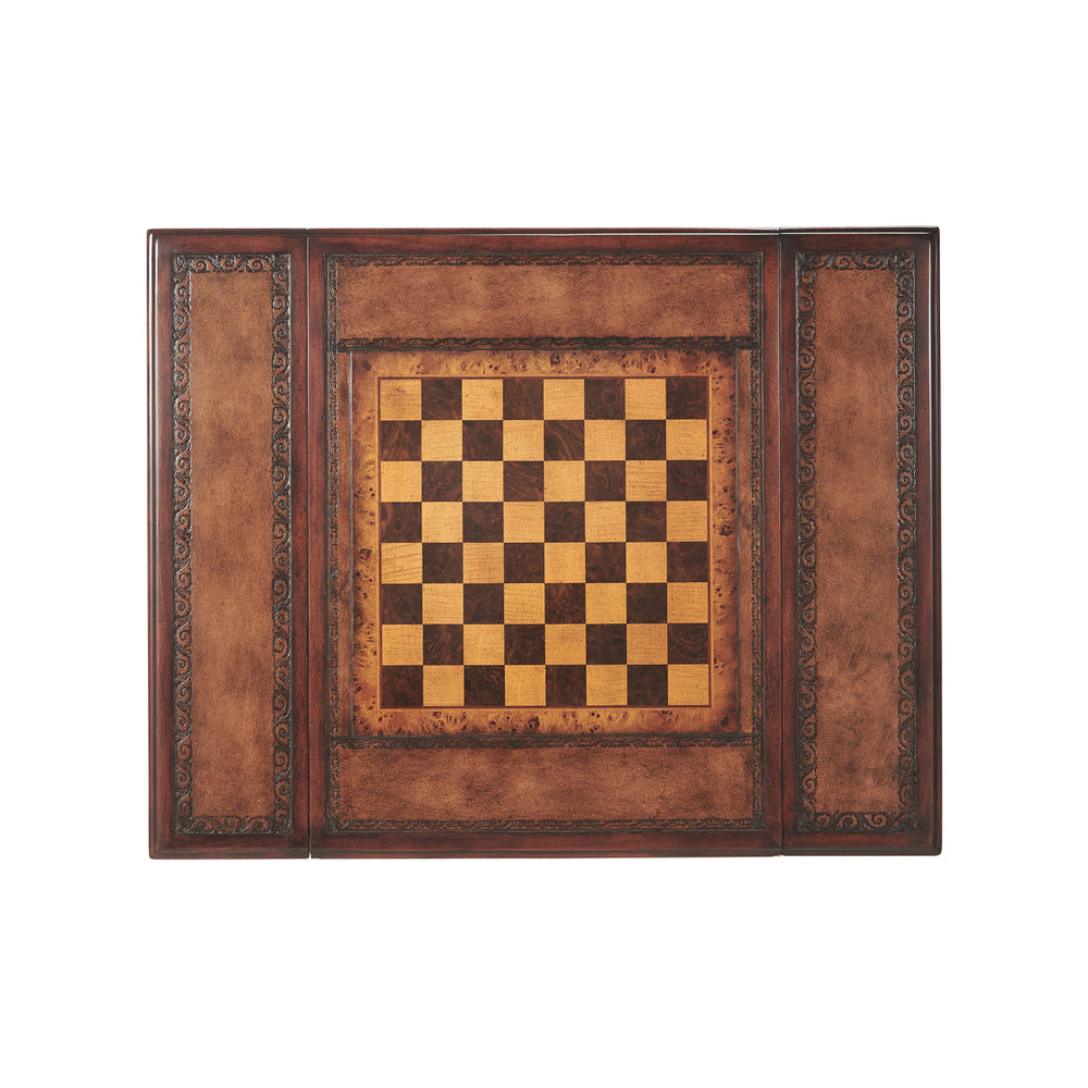 Spiral Turned Game Table