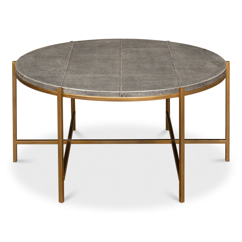 Grey Shagreen Coffee Table