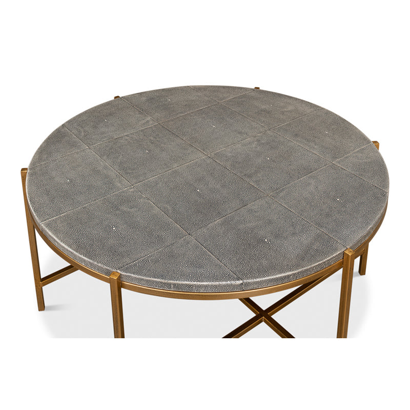 Grey Shagreen Coffee Table