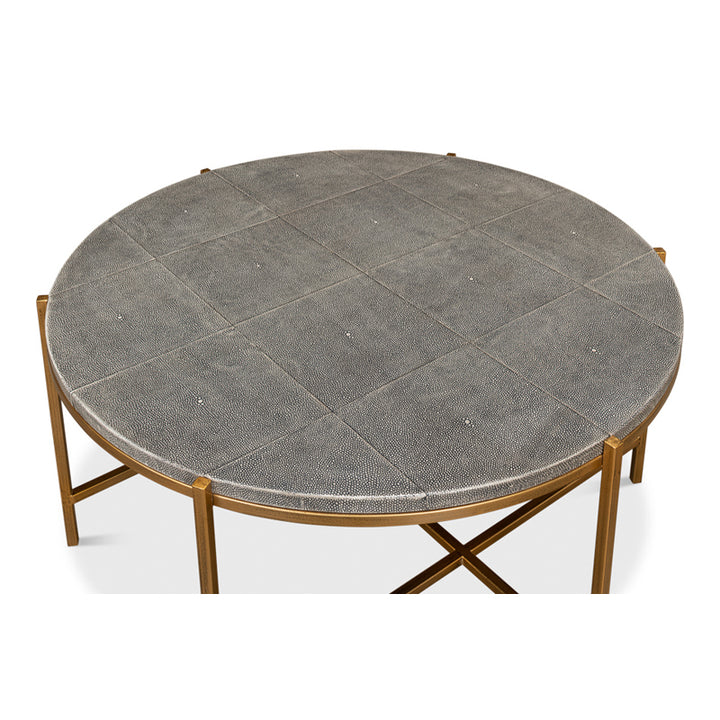 Grey Shagreen Coffee Table