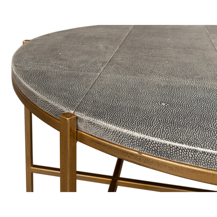 Grey Shagreen Coffee Table