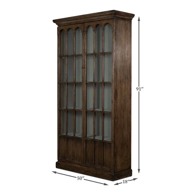 Refined Arches Tall Bookcase