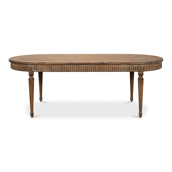 French Antique Reproduction Dining Table