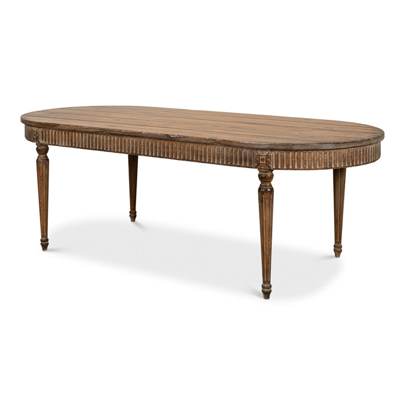 French Antique Reproduction Dining Table