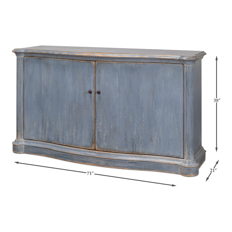 Columns Bowfront Sideboard