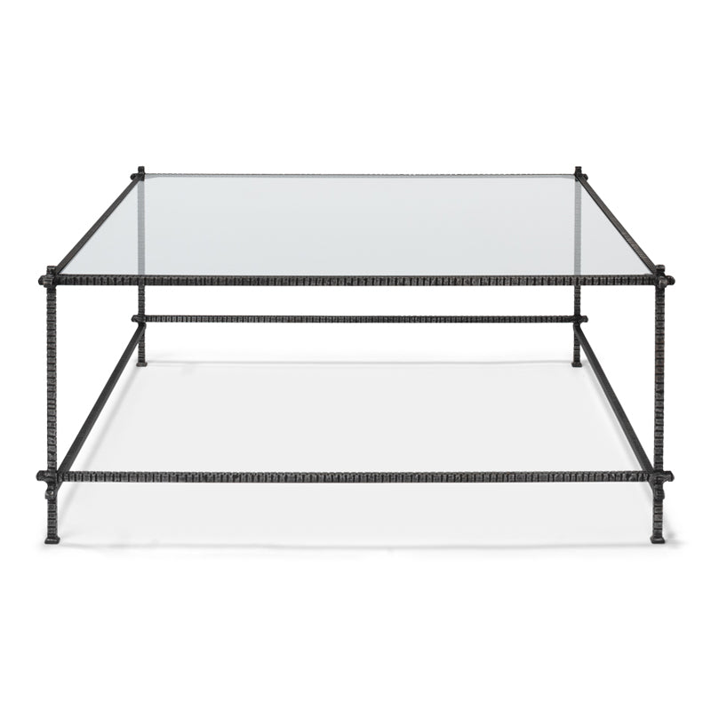 Serrated Edge Iron Coffee Table