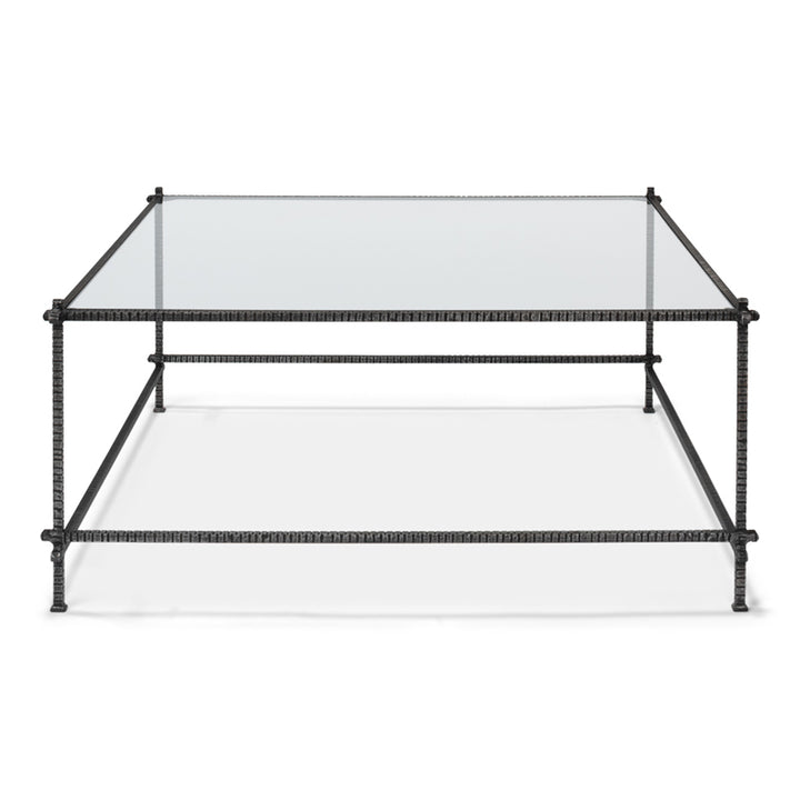 Serrated Edge Iron Coffee Table