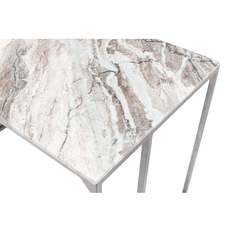 Open Desk With Shelves