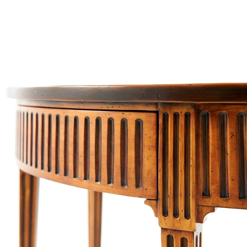 The Provincial Bowed Console Table