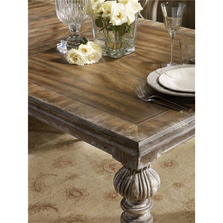 Chatelet - Rectangle Leg Dining Table With 2 18" Leaves