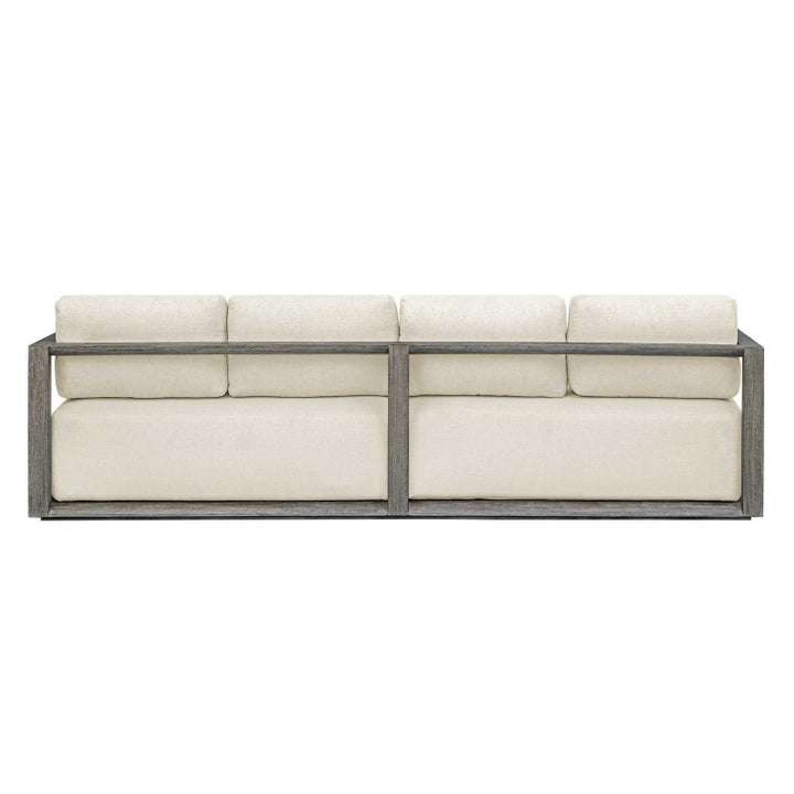 Remsen - Outdoor Sofa - White / Brown