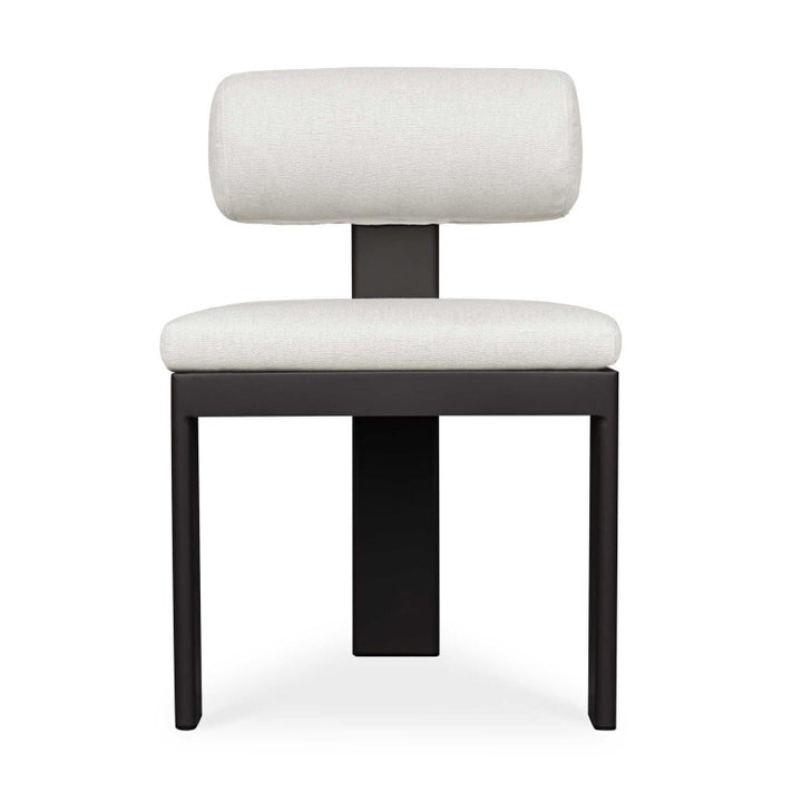 Bolster Back - Outdoor Dining Chair - White