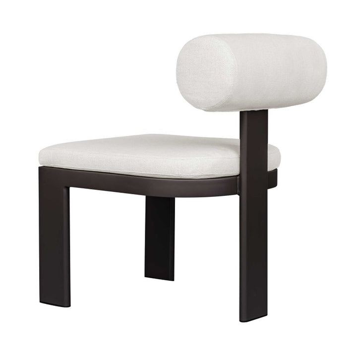 Bolster Back - Outdoor Dining Chair - White