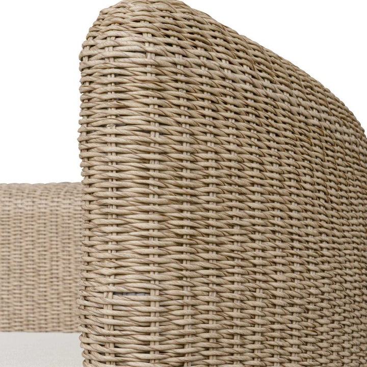 Sunset - Outdoor Round Swivel Day Bed - White