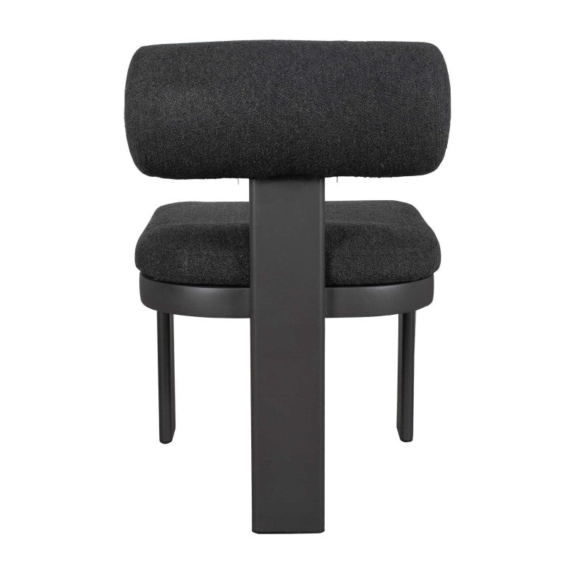 Bolster Back - Outdoor Dining Chair - Charcoal