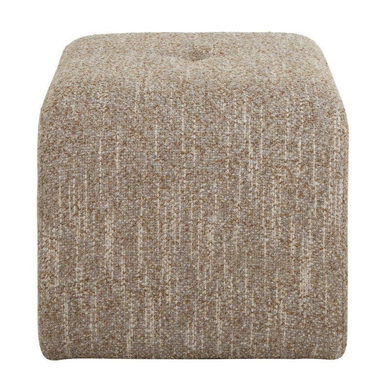 Leora - Upholstered Modern Small Bench - Brown