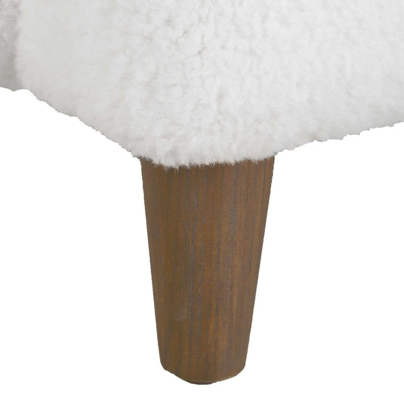 Ingel - Wingback Armchair - White