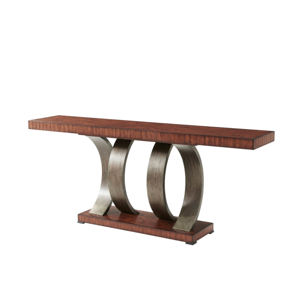 Inward Curve Console Table