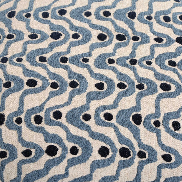 Cas - Fabric Ottoman - Blue