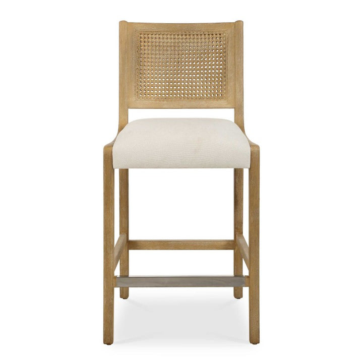 Interweave - Coastal Rattan Counter Stool - Brown