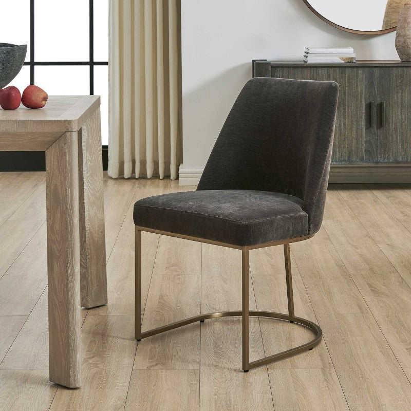 Hanni - Upholstered Dining Chair - Gray