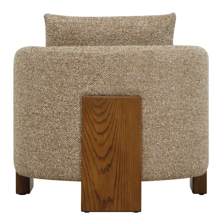 Halligan - Upholstered Accent Chair - Brown