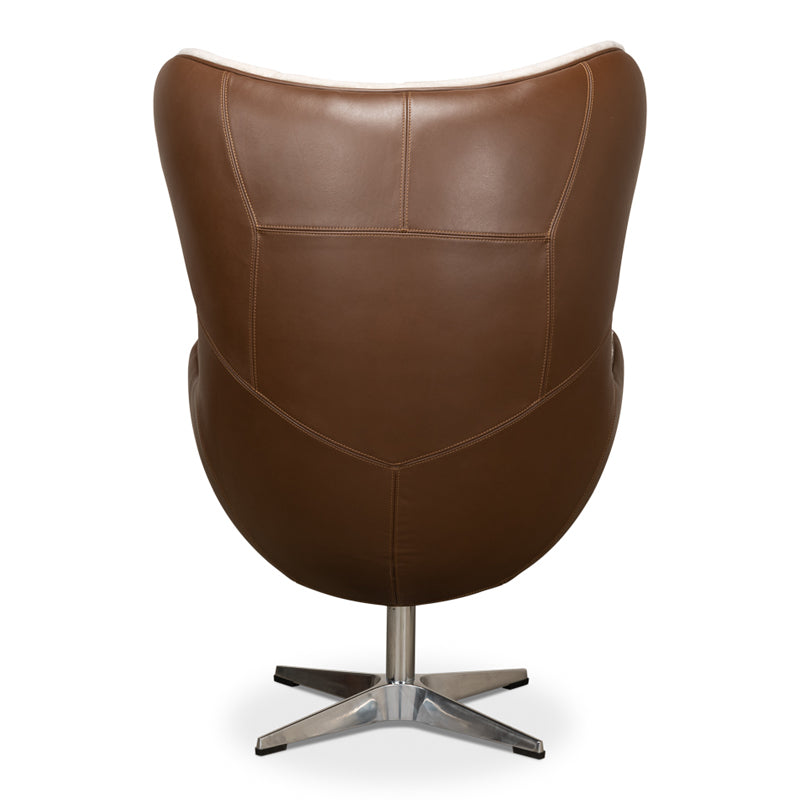 Jacobean Mid 20th Century Egg Chair