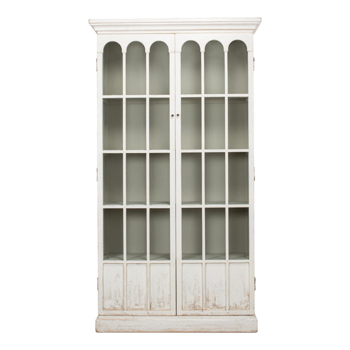 Edgar Allan Glass Bookcase