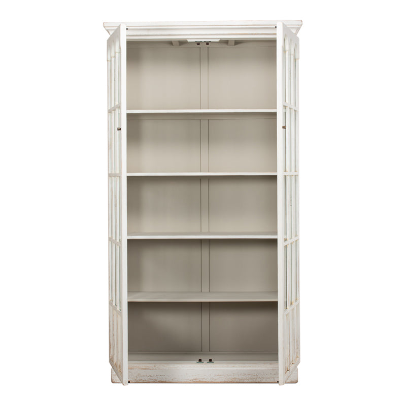 Edgar Allan Glass Bookcase