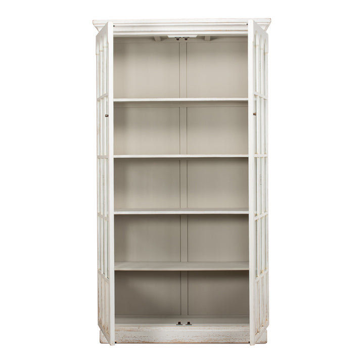 Edgar Allan Glass Bookcase
