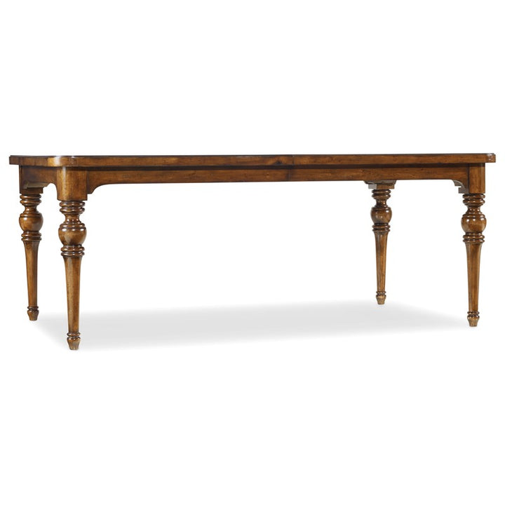 Tynecastle - Rectangle Leg Dining Table With Two 18" Leaves