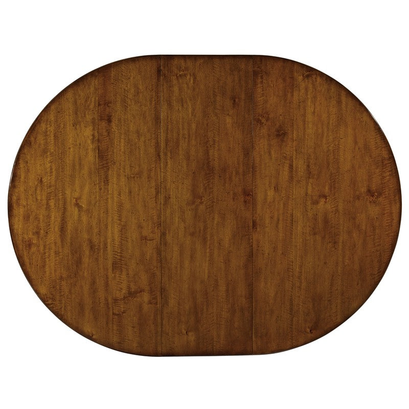 Tynecastle - Round Pedestal Dining Table With One 18" Leaf