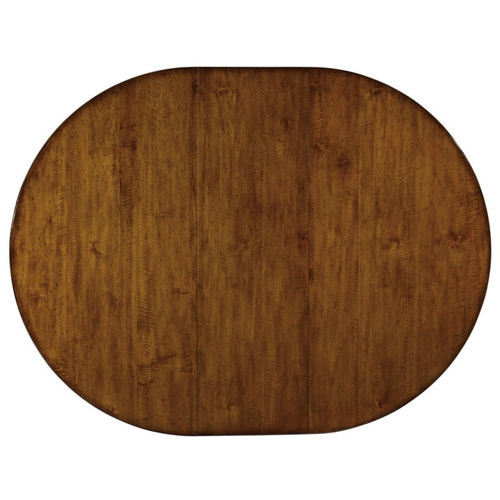 Tynecastle - Round Pedestal Dining Table With One 18" Leaf