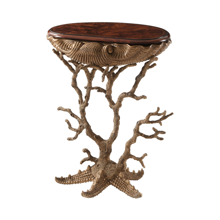 Gilt Grotto Accent Console Table