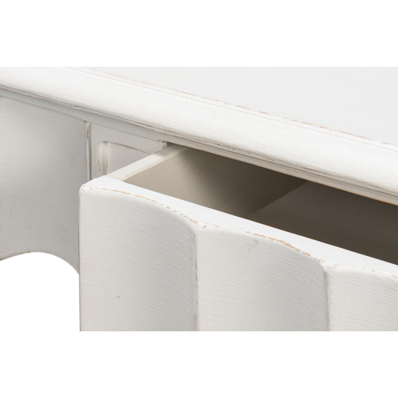 Chantal Console Table Antique White