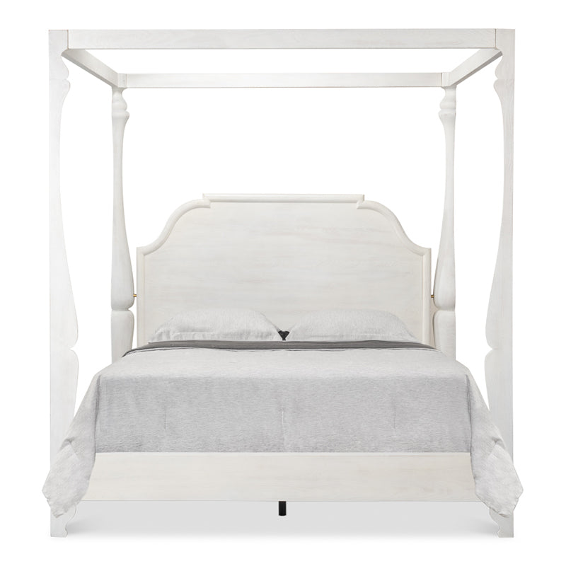 Madeline Bungalow Bed King Bungalow White