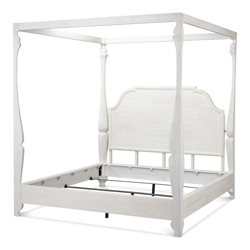 Madeline Bungalow Bed King Bungalow White