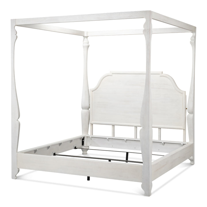 Madeline Bungalow Bed King Bungalow White