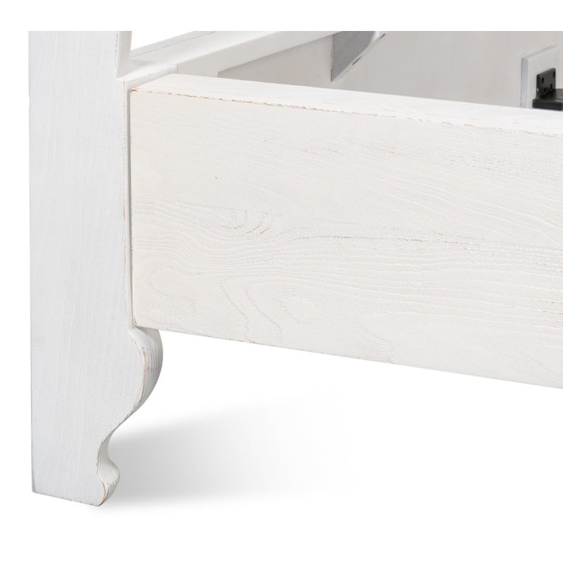 Madeline Bungalow Bed King Bungalow White
