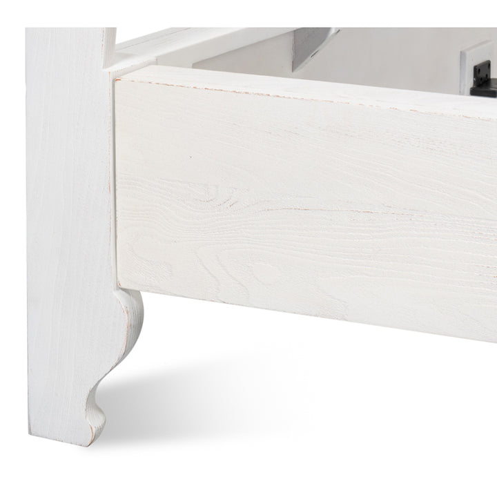 Madeline Bungalow Bed King Bungalow White